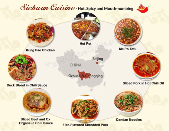 the location of Sichuan on the map